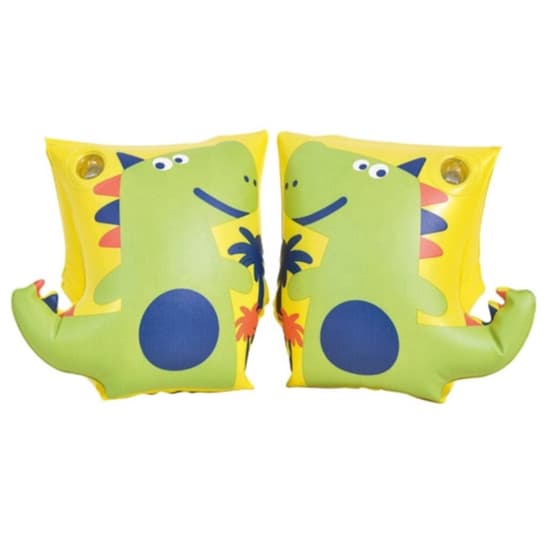 Boia de Braço Inflável Natação Dinossauro 23cm x 19cm