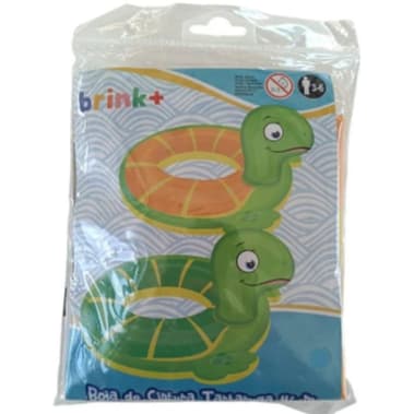Boia de Cintura Tartaruga/Hipopotamo 46cm Boia Inflável Circular Menino ou Menina