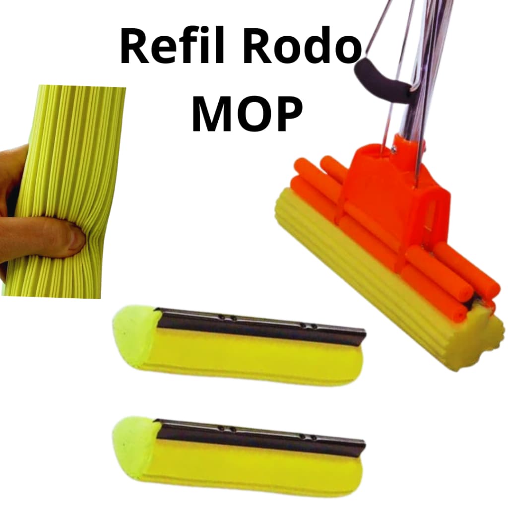 KIT 2 Refis Para Rodo Mágico 28 Cm extra Absorvente de rodo mágico ponteiro