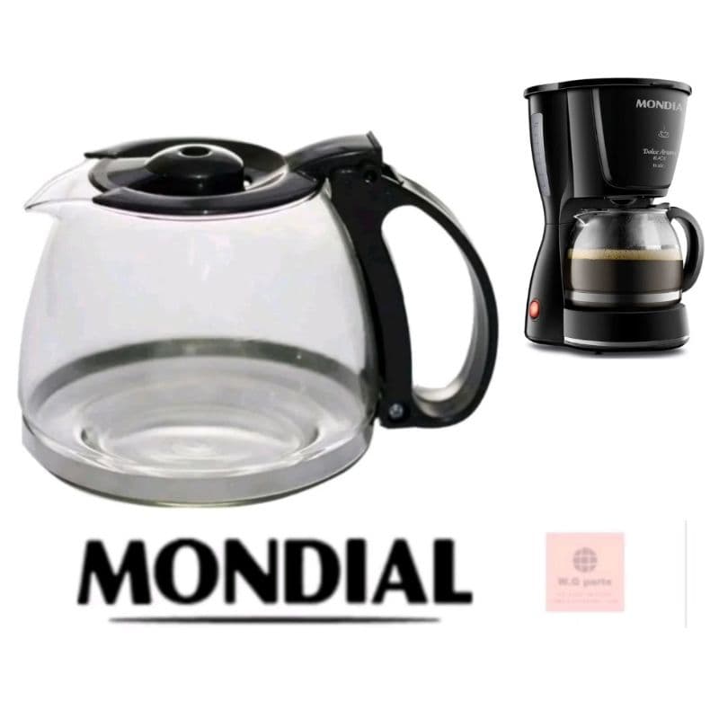Jarra Para Cafeteira Mondial Dolce Arome 18 xícaras  Vidro Extra Forte