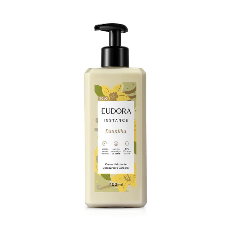 Creme Hidratante Desodorante Corporal Instance Obsessao por Baunilha 400ml Eudora