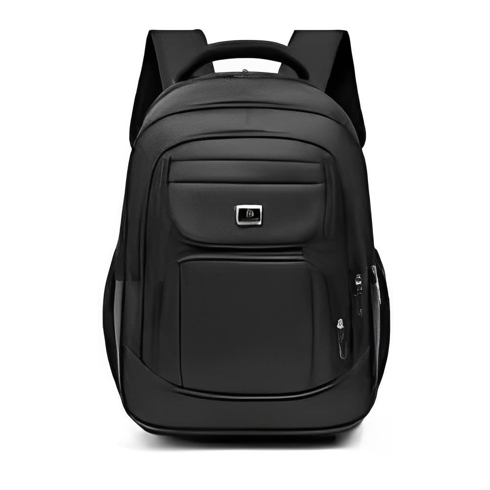 Mochila Masculina Trabalho Bolsa Grande Faculdade Resistente Barato Preto (MODELO 7022)