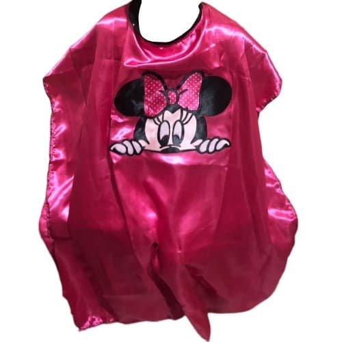 Capa de Corte Infantil Para Cabeleireiros em Cetim Minnie cod 875