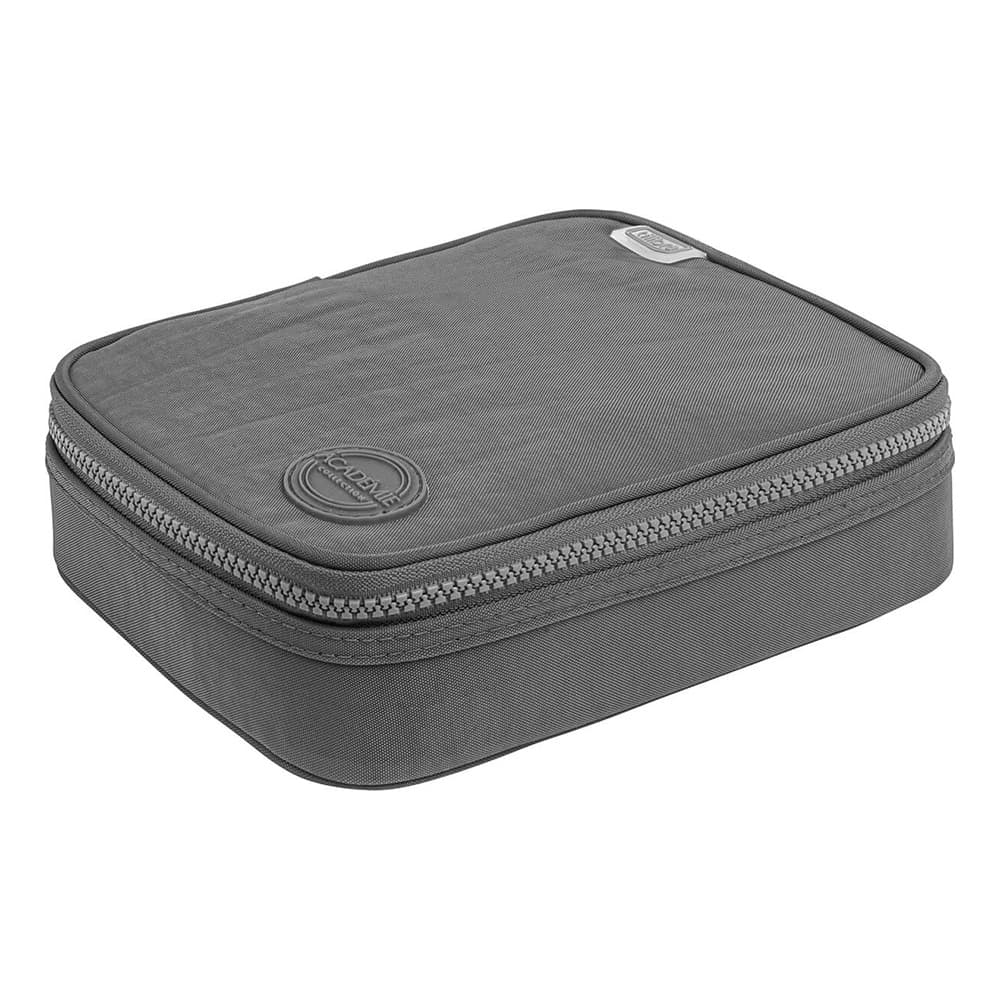 Estojo Box Académie Cinza - Tilibra