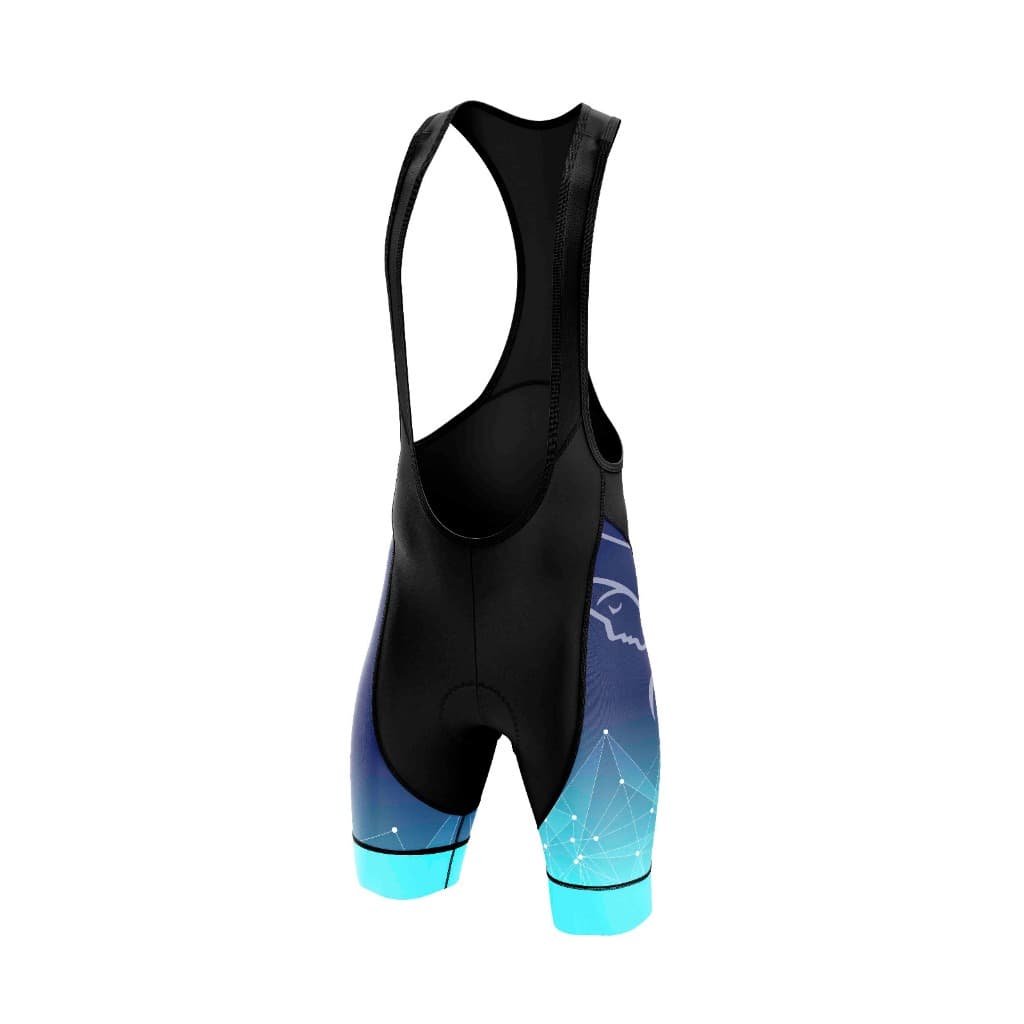 Bretelle Bermuda Ciclismo NOSSA SENHORA AZUL Forro Em Gel Masculino/Feminino