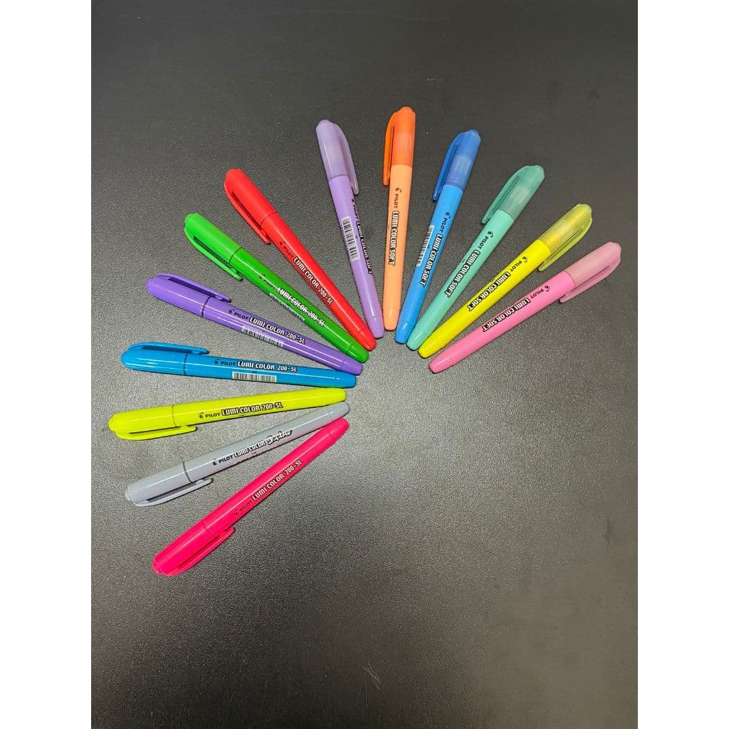 Kit Marca Texto + cores pastéis Pilot