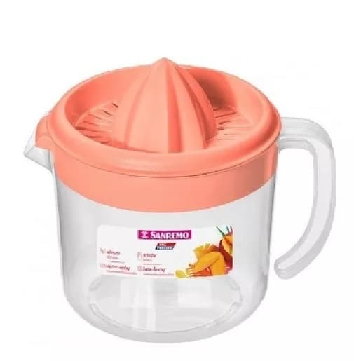 Jarra C/ Tampa Espremedor De Frutas Sanremo 1 Lt