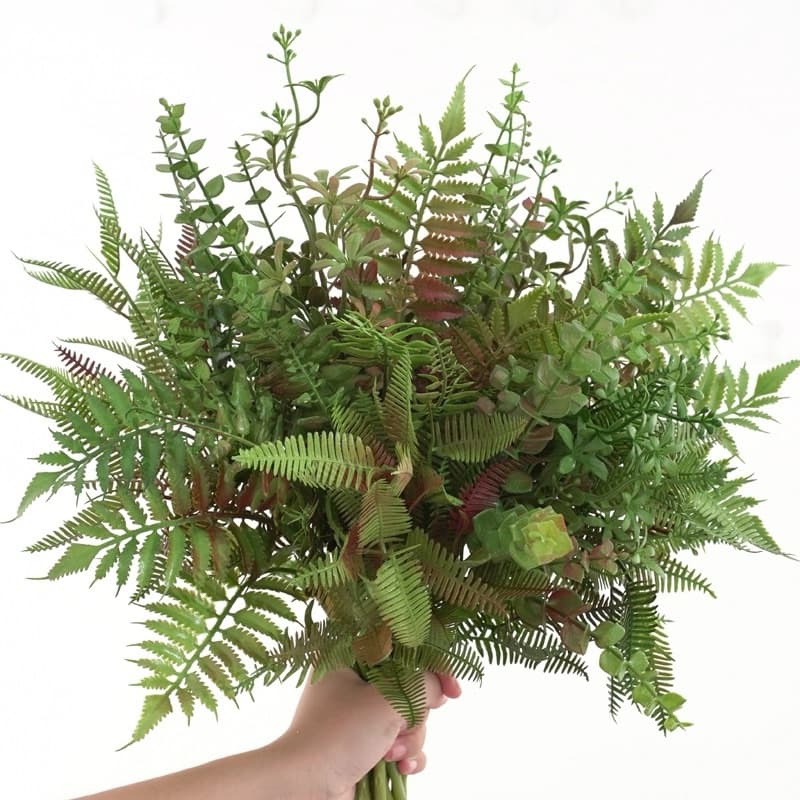 Plantas verde buquê de verde Artificiais decoração de casa e mesa de arranjo frescas para sala de estar