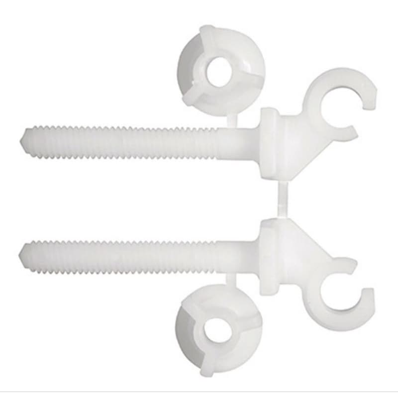 Conjunto de Parafuso para Fixação de Assento Sanitário Tigre Plena com 1 Par