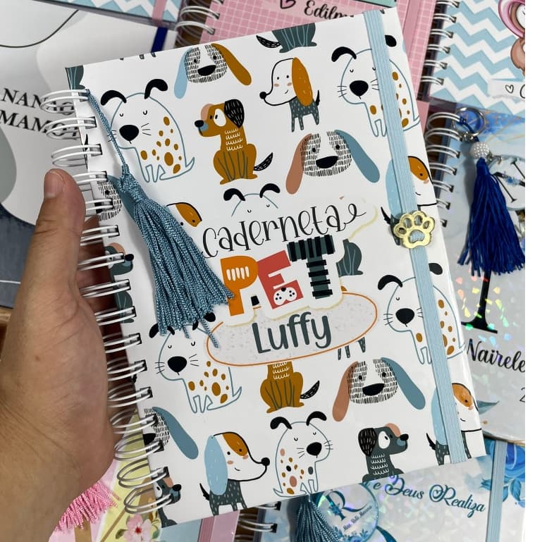 Caderneta de Vacina Pet Personalizada Cachorro