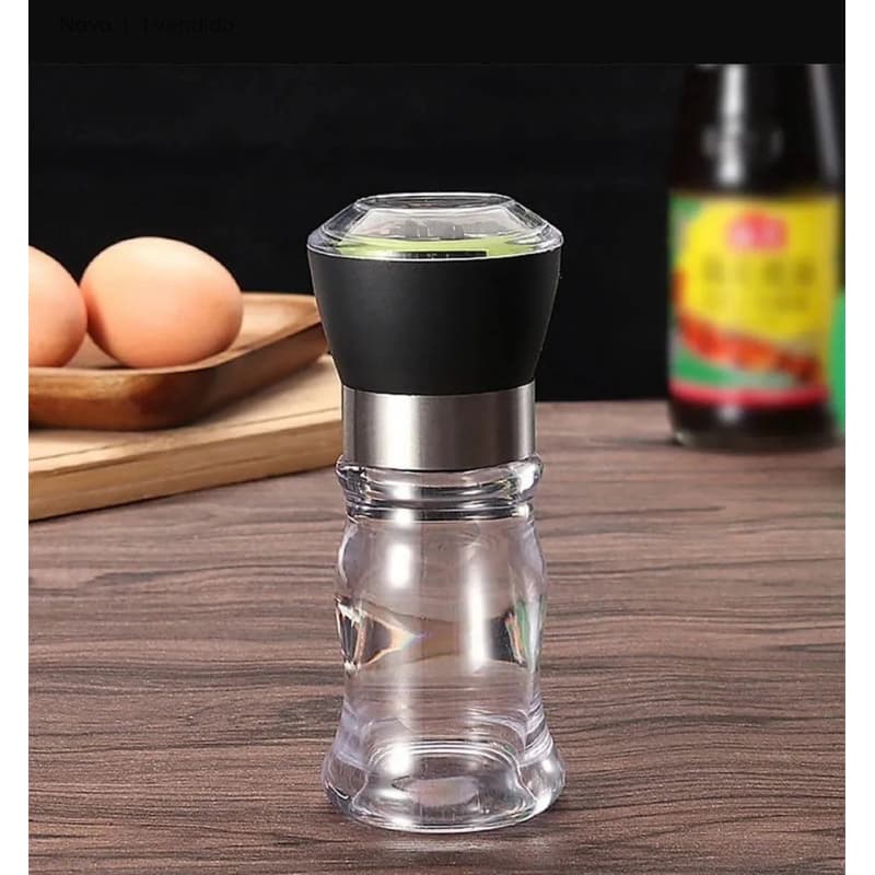 MOEDOR DE TEMPEROS ACRÍLICO IDEAL PARA PIMENTA, SAL E SEMENTES NO GERAL