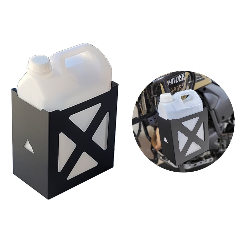 Galão 5l extra com suporte combustível 5 litros gasolina moto jeep utv viagem