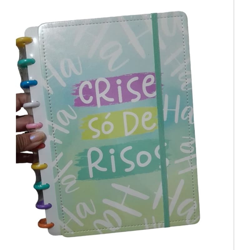 caderno inteligente B5  médio/ caderno de disco  10 furos