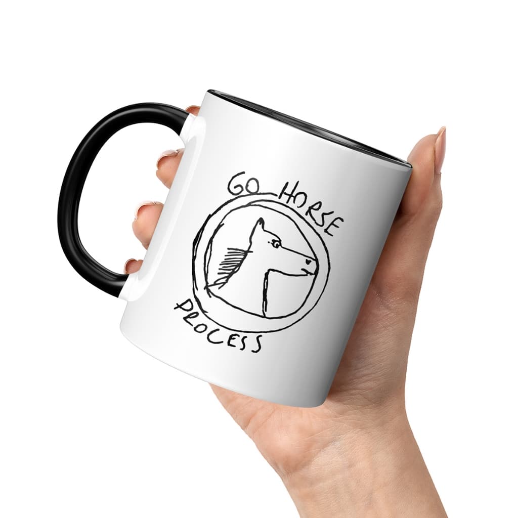 Caneca Extreme Go Horse Process Dev Ti programador porcelana Xícara presente programação cerâmica