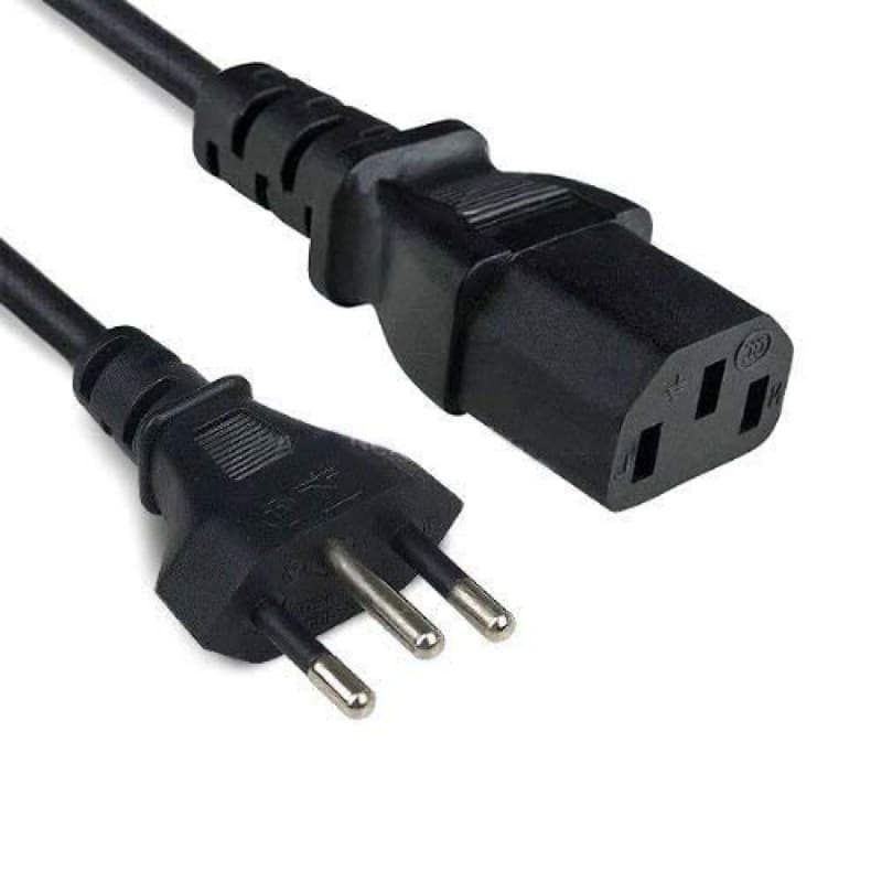 Cabo de Energia ATX Padrão Novo 3 Pinos 120cm  CB-37A120