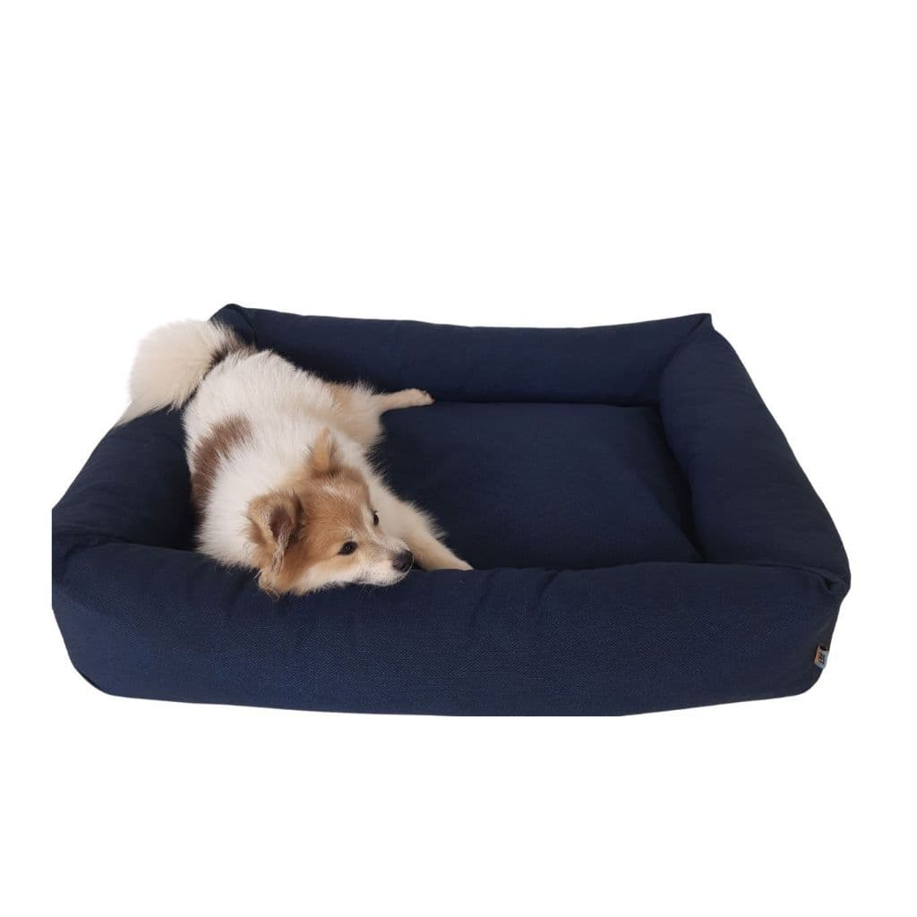 Cama Para Cachorro Porte Médio 88x68 cm MARINHO Impermeável e Resistente
