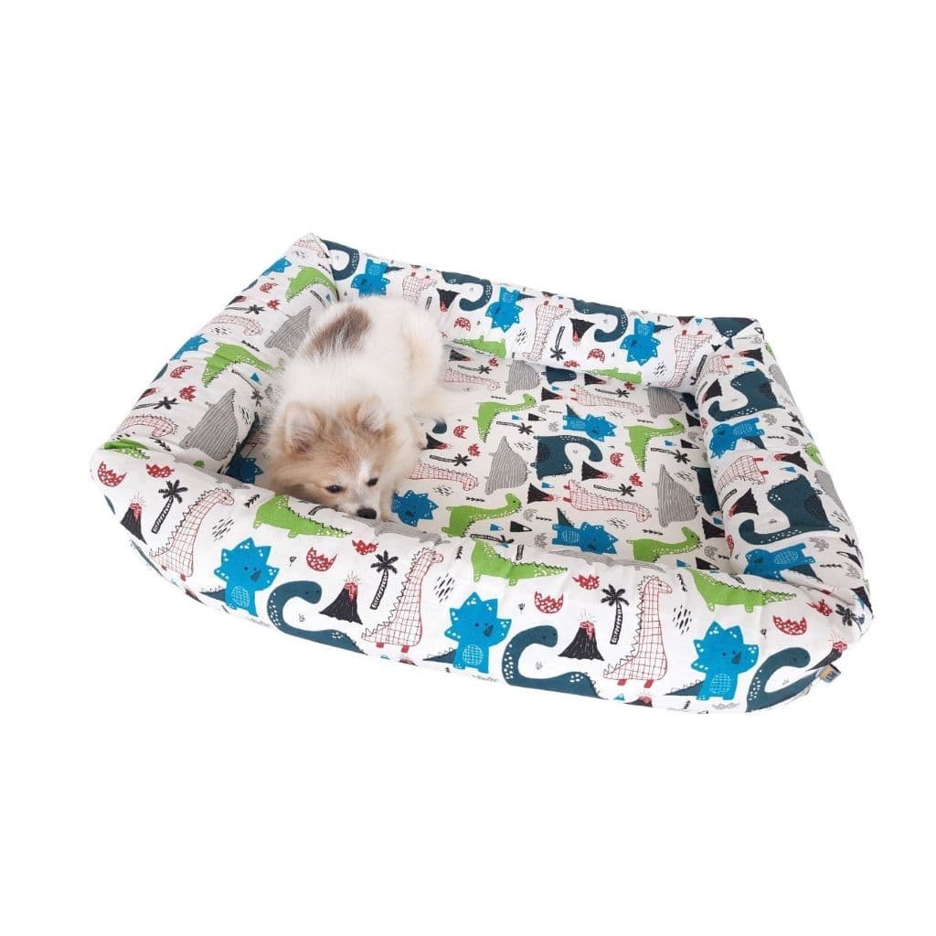 Cama Para Cachorro Porte Médio 88x68 cm DINOSSAURO Impermeável e Resistente