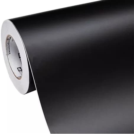 Adesivo Vinil 60x120cm envelopamento Satin Preto Black Fosco para Colunas Portas soleiras decoração