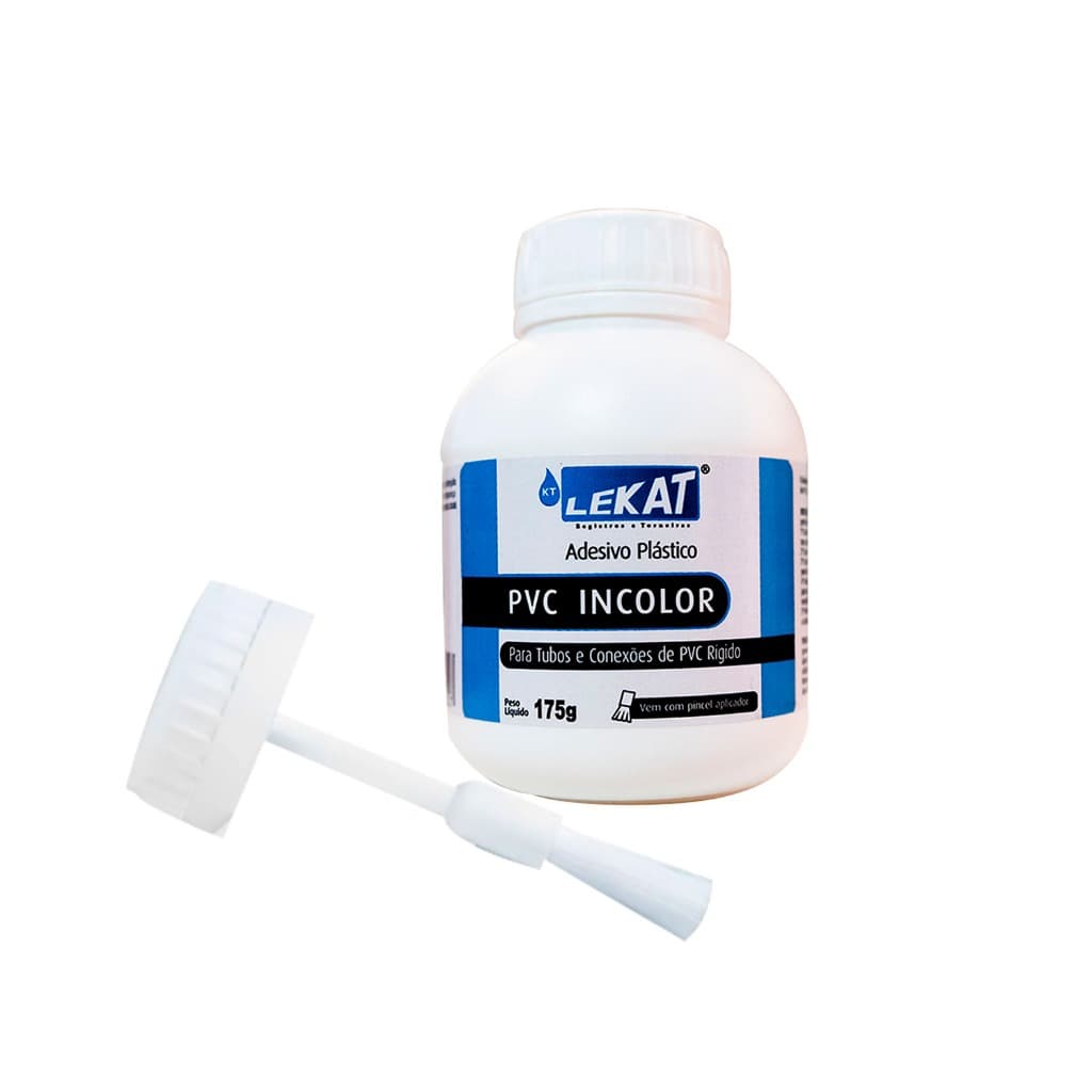 Cola Adesivo Tubo Cano Pincel Pvc 175g LEKAT