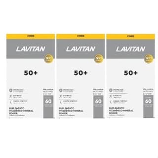 3x Lavitan 50+ Sênior 60 comprimidos