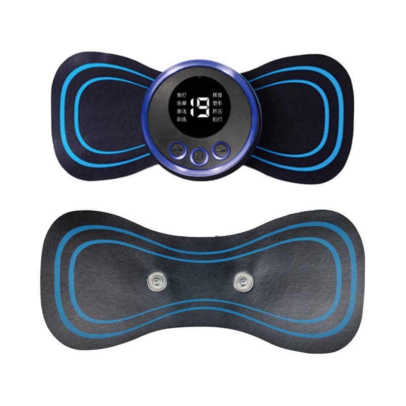 Mini Massageador Elétrico Portátil Cervical EMS