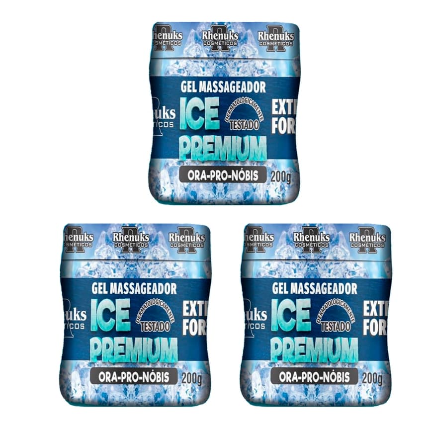 Creme para massagem Ice Premium 200g - Rhenuks >