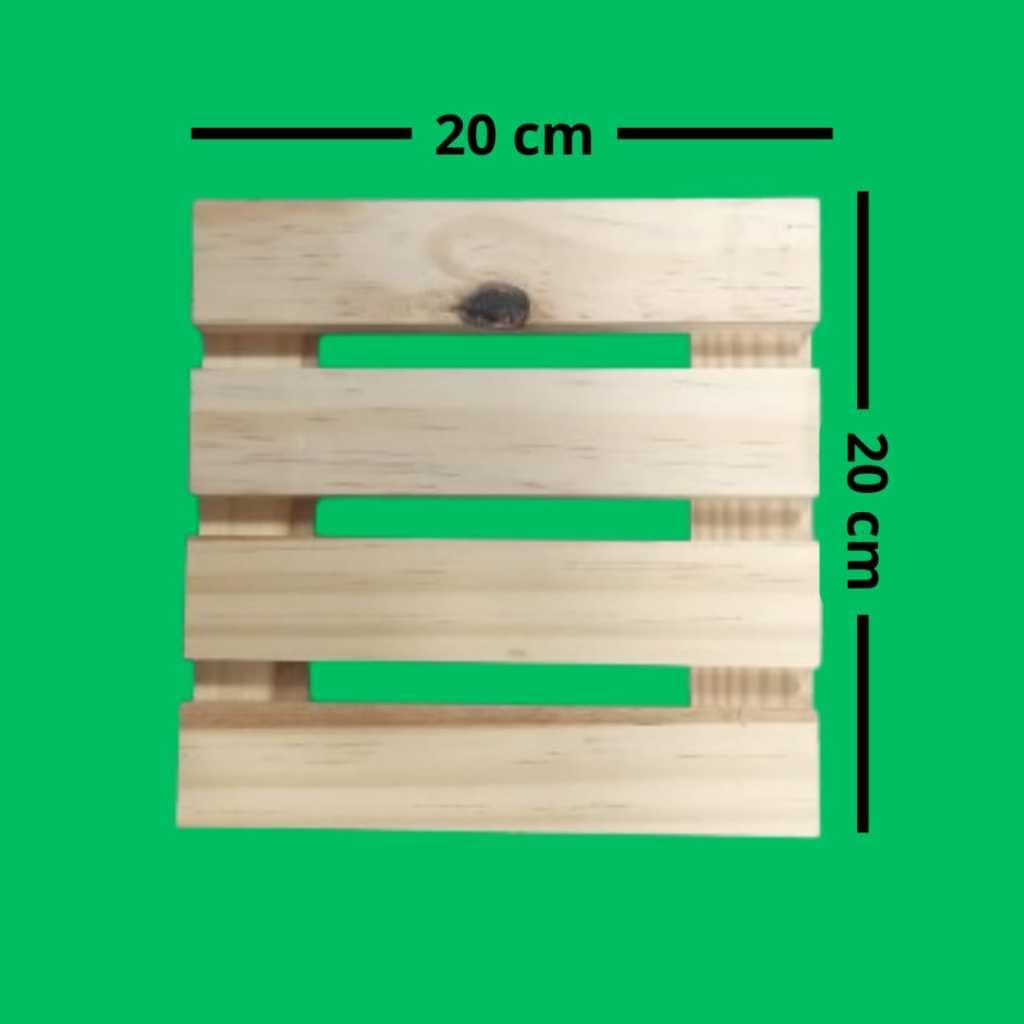 Suporte Multiuso para vasos de plantas tipo deck 20x20cm