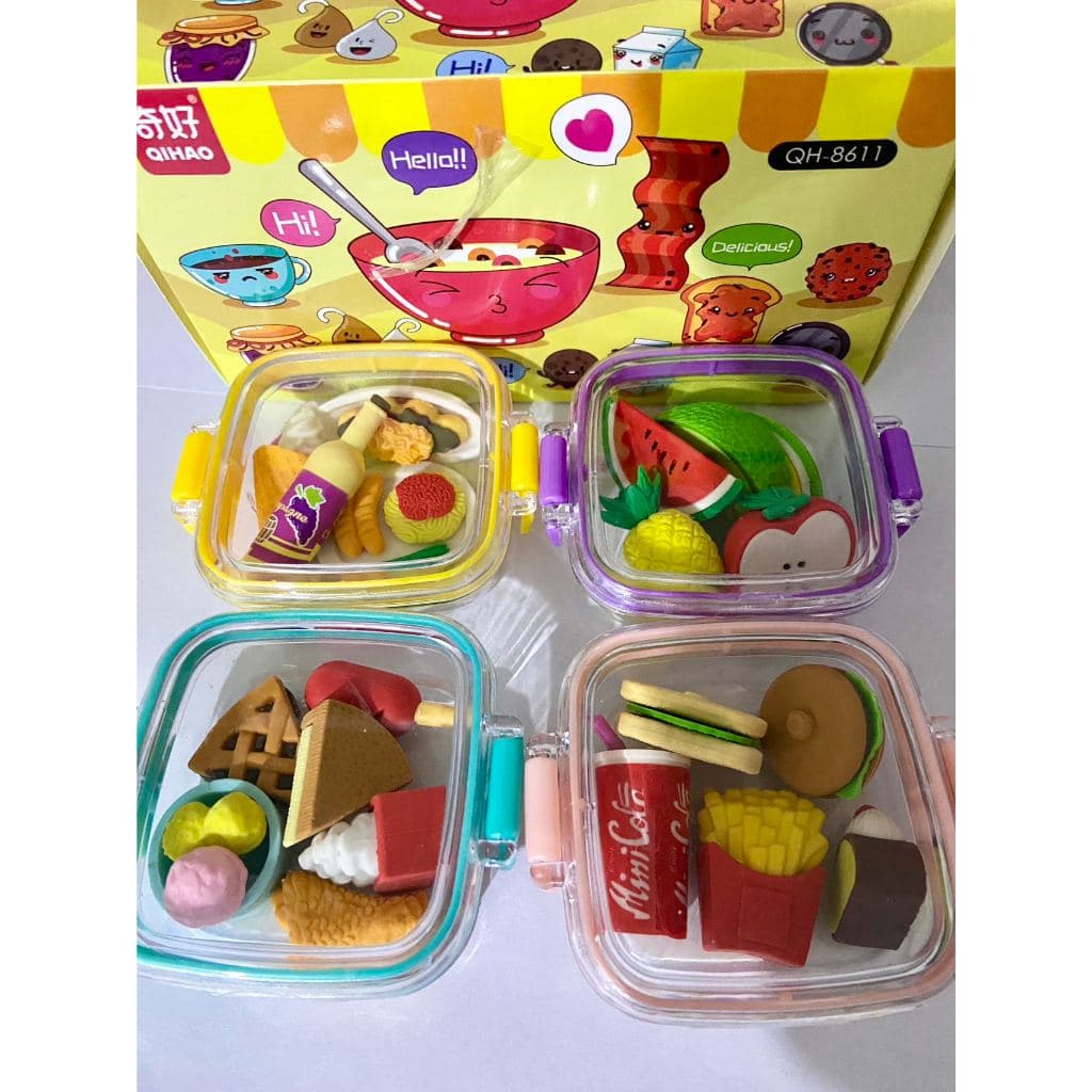 Mini Borrachas na Marmitinha kawaii (BORRACHAS PEQUENAS)