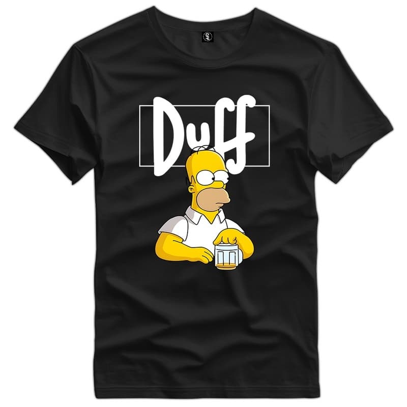 Camisa Camiseta Personalizada Homer Simpsons Beer Duff Blusa
