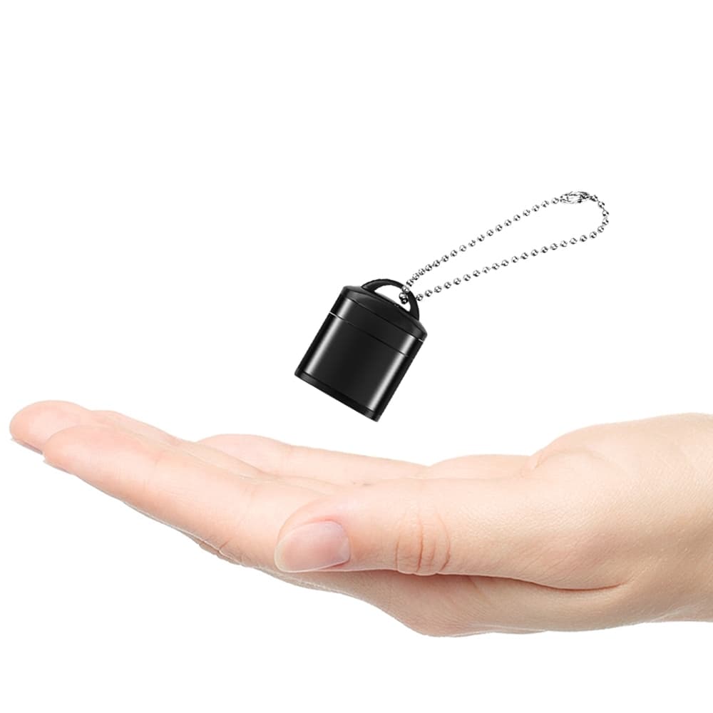 Mini Leitor Cartao de Memoria Usb Micro Sd Tf Metal Correntinha