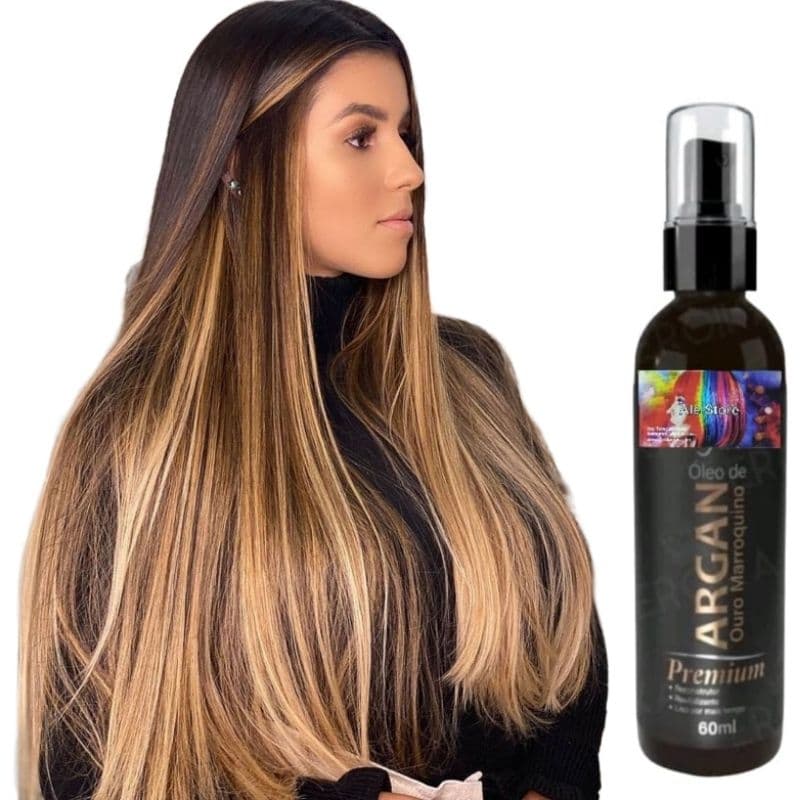 Efeito brilho espelhado Sérum óleo de argan original