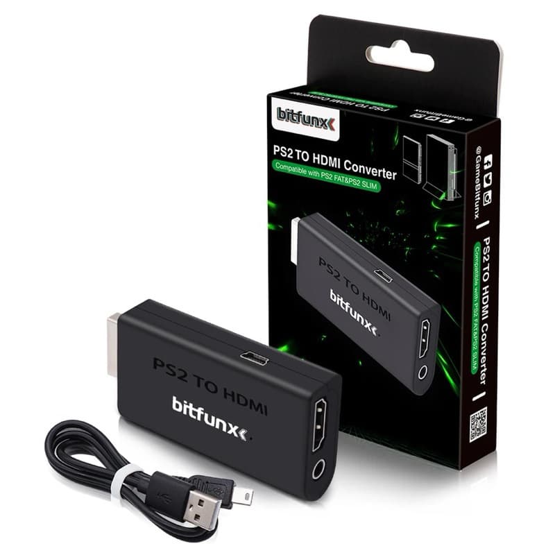 PS2 HDMI Bitfunx melhor conversor para PS2/3