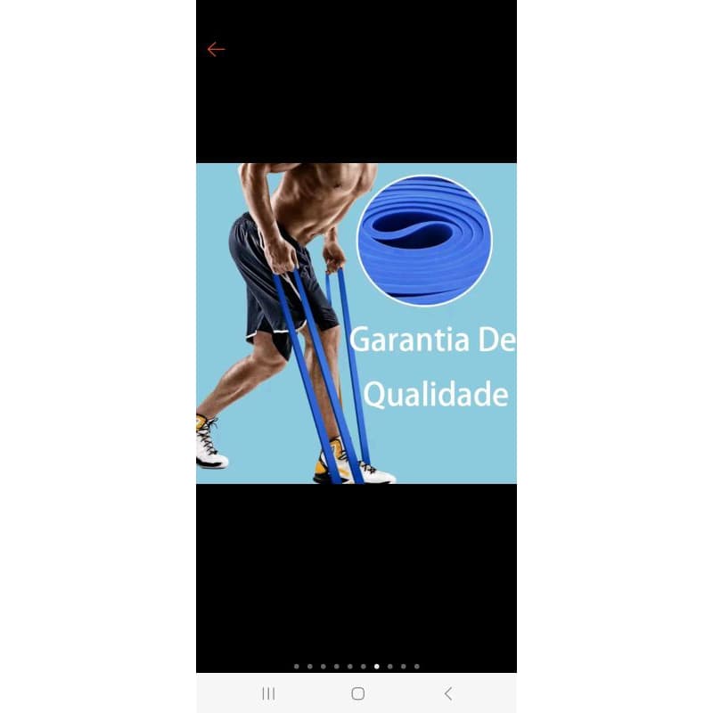 Faixa de resistência latex band tensão media