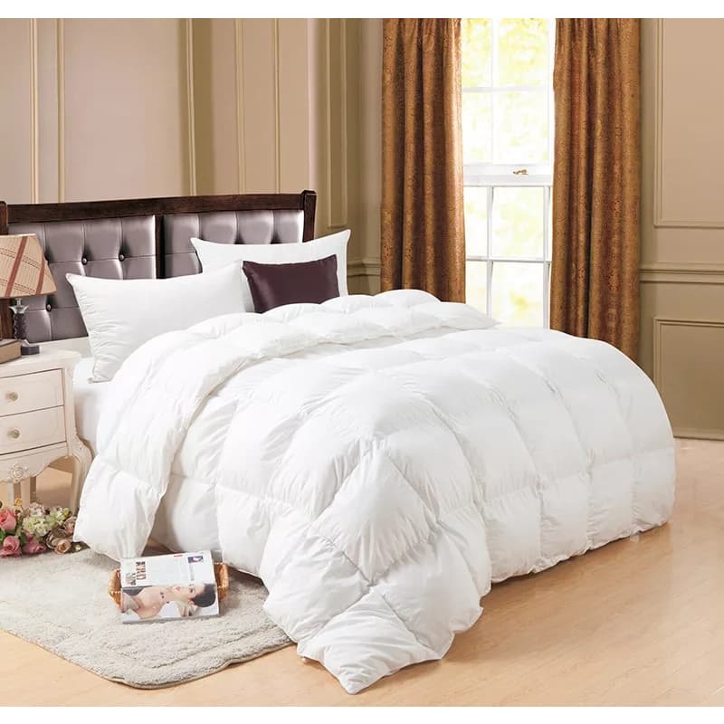 Edredom Casal Bariloche 2,30m X 2,40m Luxo Tipo Americano Enchimento De Duvet Fibra De Silicone