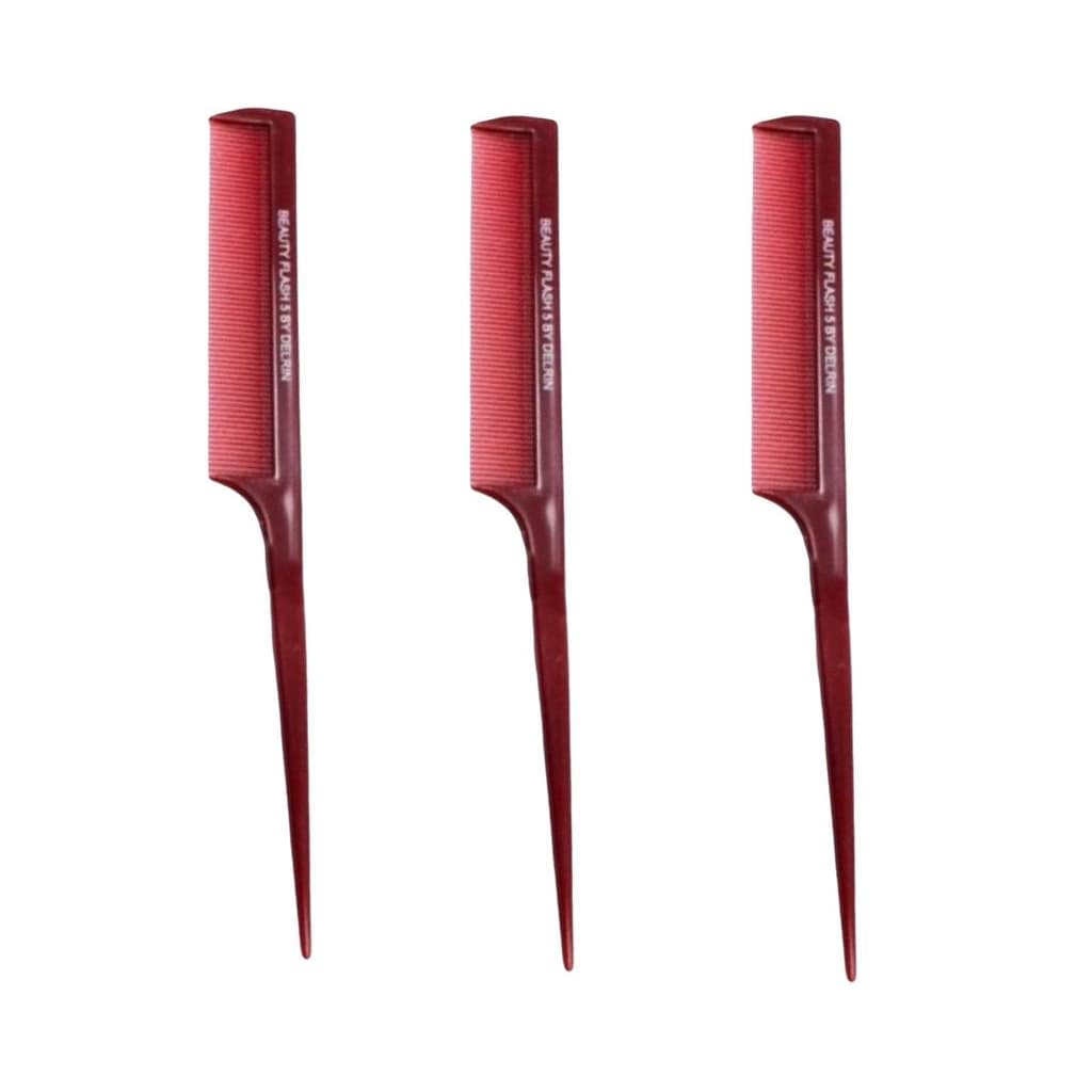 kit Pente Beauty flash 5 By profissional resistente ao calor Cabo Fino para Penteados