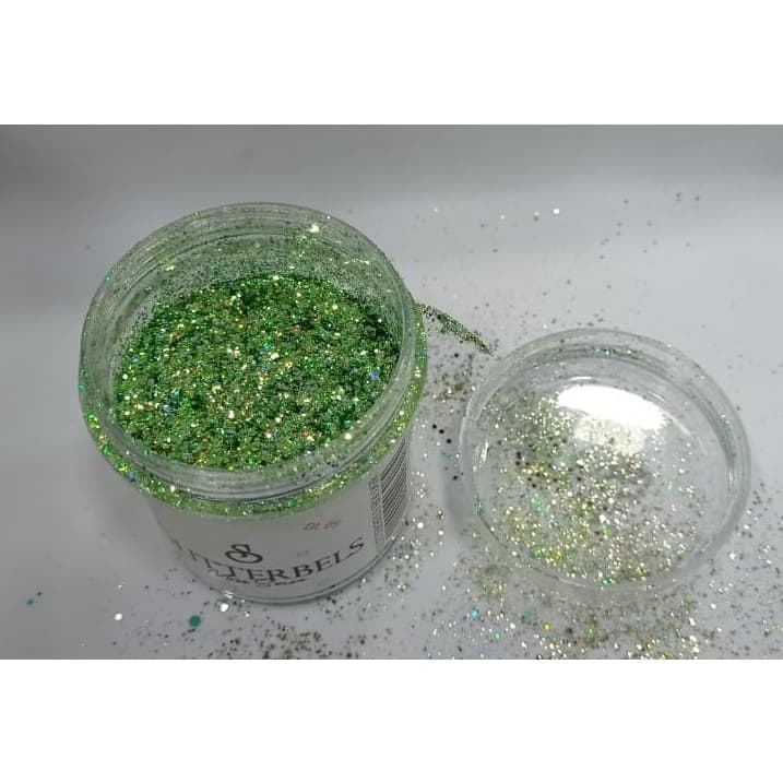 Pote Com Glitter 50g ENVIO EM COR  E FORMATO ALEATÓRIO Unhas Carnaval Fantasia Nail Design