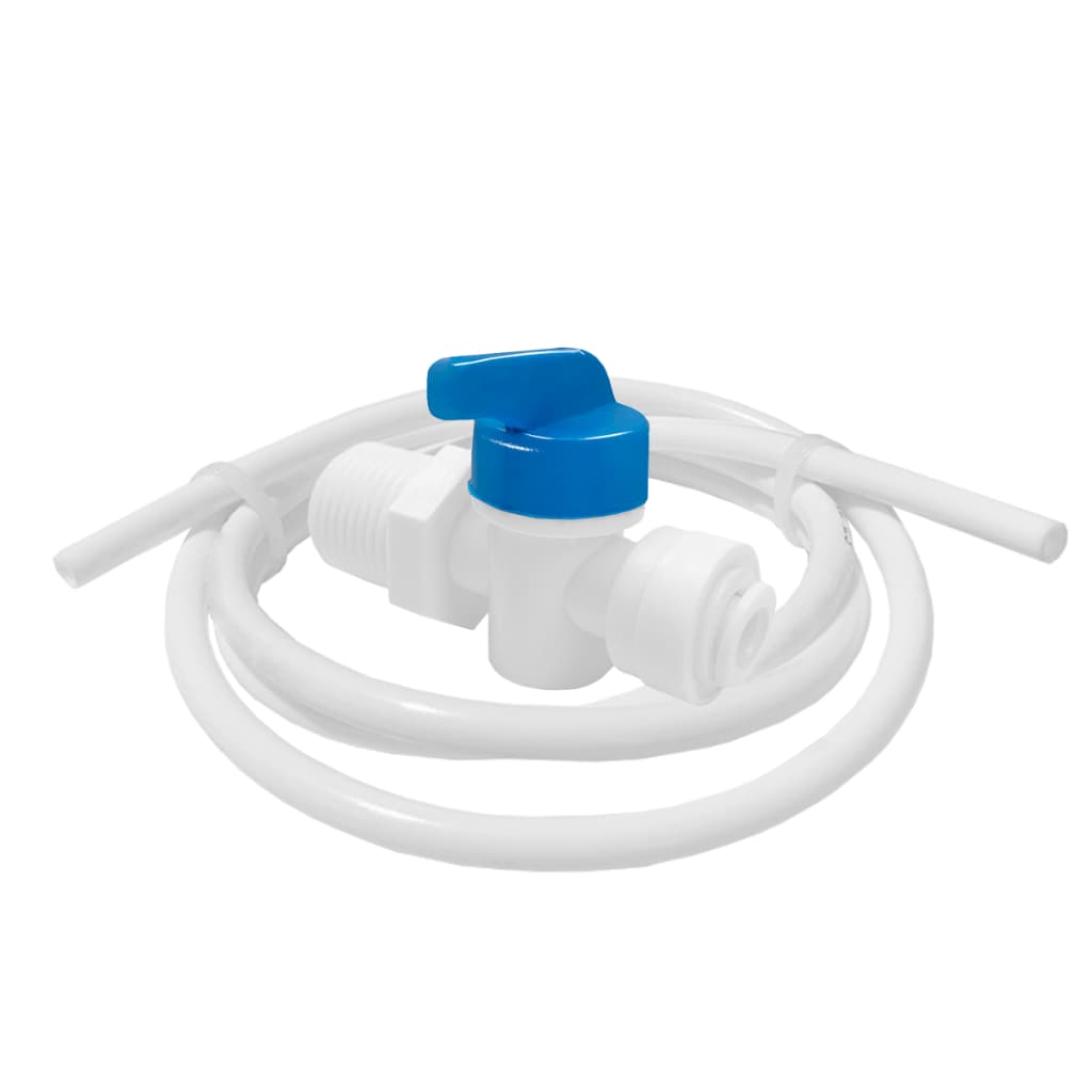 Registro Plastico 1/2 P/ Filtro De Agua + 2mt Mangueira 1/4