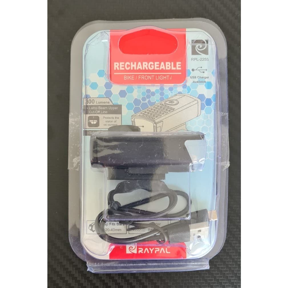 Farol Bike Led Recarregável Raypal RPL-2255