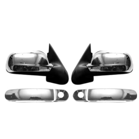 Kit Capa Maçaneta Retrovisor Cromado Gol G3 G4 Santana Golf