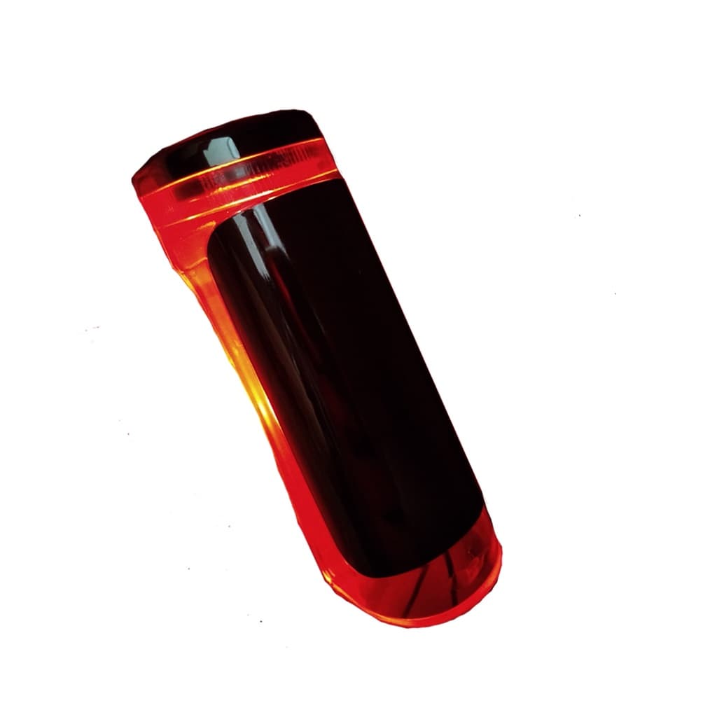 Kit Manopla Bola De Câmbio Redonda Freio Com Led Vermelho Anel de Ré
