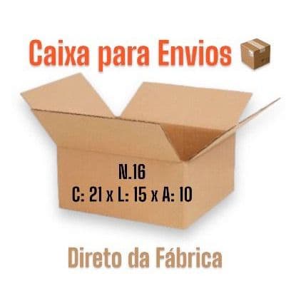 Kit Caixas De Papelão Envios E-commerce 21x15x10