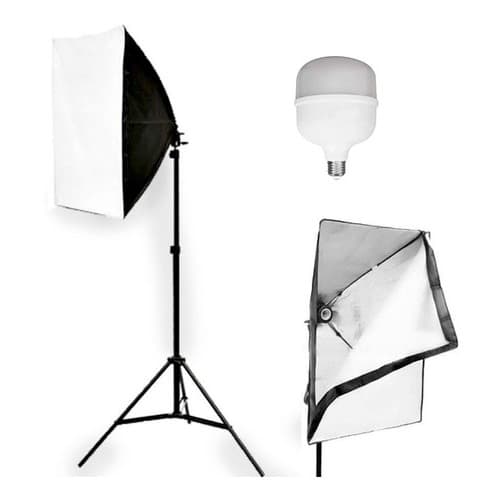 Kit 2 Soft Box 50 X 70 Lâmpadas SB50W e bolsa