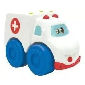 Mini Carrinho Macio - Ambulância - 10cm Comp. - Dican