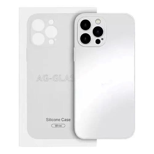 CASE  Capa Capinha AG-GLASS De Vidro Fosco COM Magsafe Para iPhone 15 / 15PRO / 15 PROMAX/ 14 PRO/ 14 PLUS/ 14 PROMAX/ IPHONE 13/ 13PRO/ 13 PRO MAX/ IPHONE 12/ 12PRO/ 12 PRO MAX/ 11 PRO / 11 PRO MAX