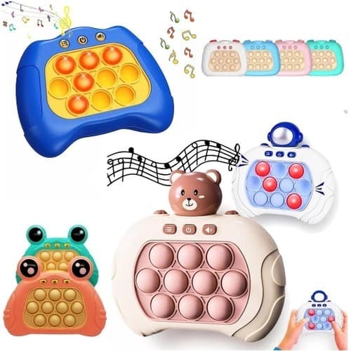 Game Brinquedo Eletrônico Fast Push POP IT Giro Anti Stress Ansiedade Toys Infantil  Sensorial
