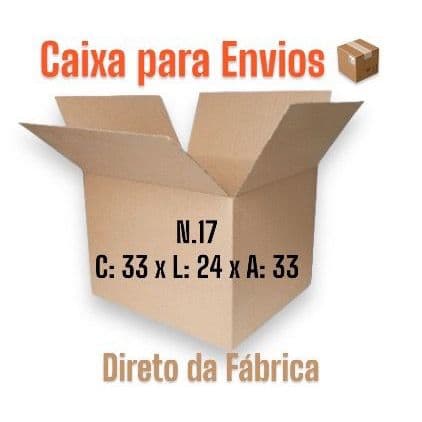 Kit Caixas De Papelão Envios E-commerce 33x24x33