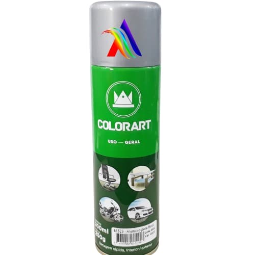 Spray Alumínio Roda Uso Geral Colorart