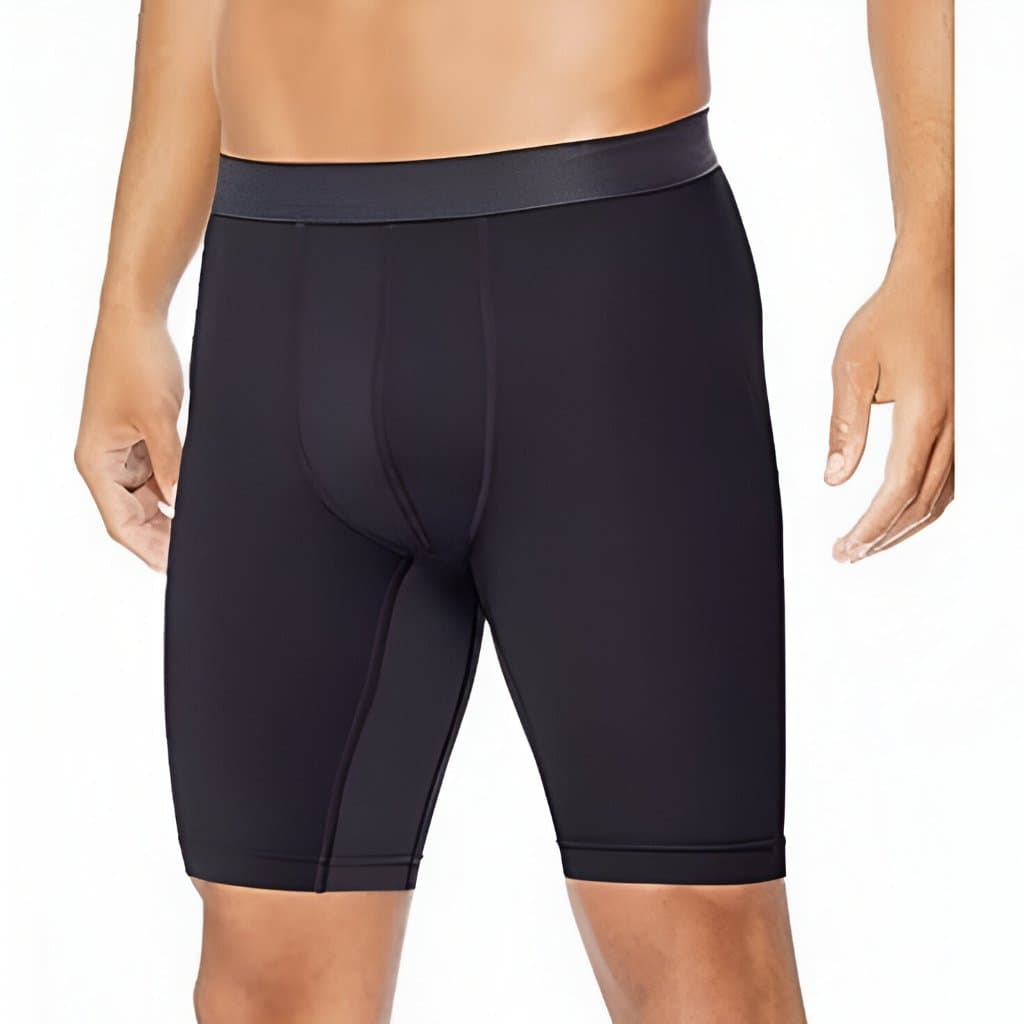 Kit 3 Cuecas Boxer CICLISTA Long Leg Microfibra Adulto Pernas Comprida Anti Assadura, Corrida, Academia,Treino