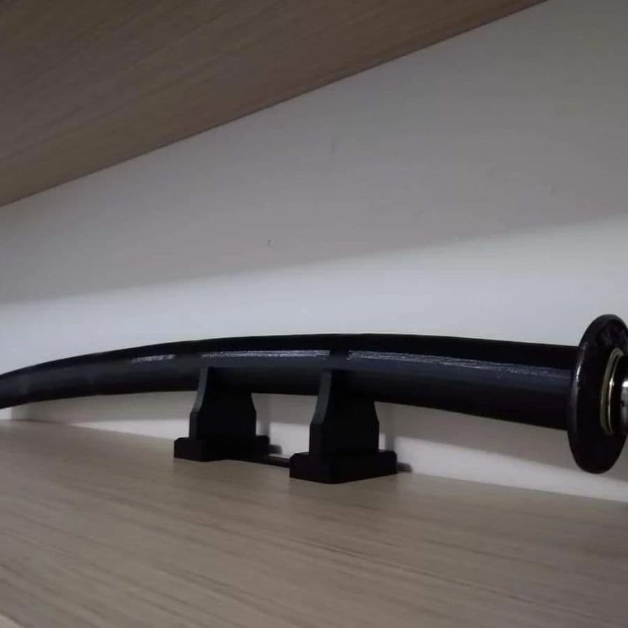 Suporte de espada katana de mesa
