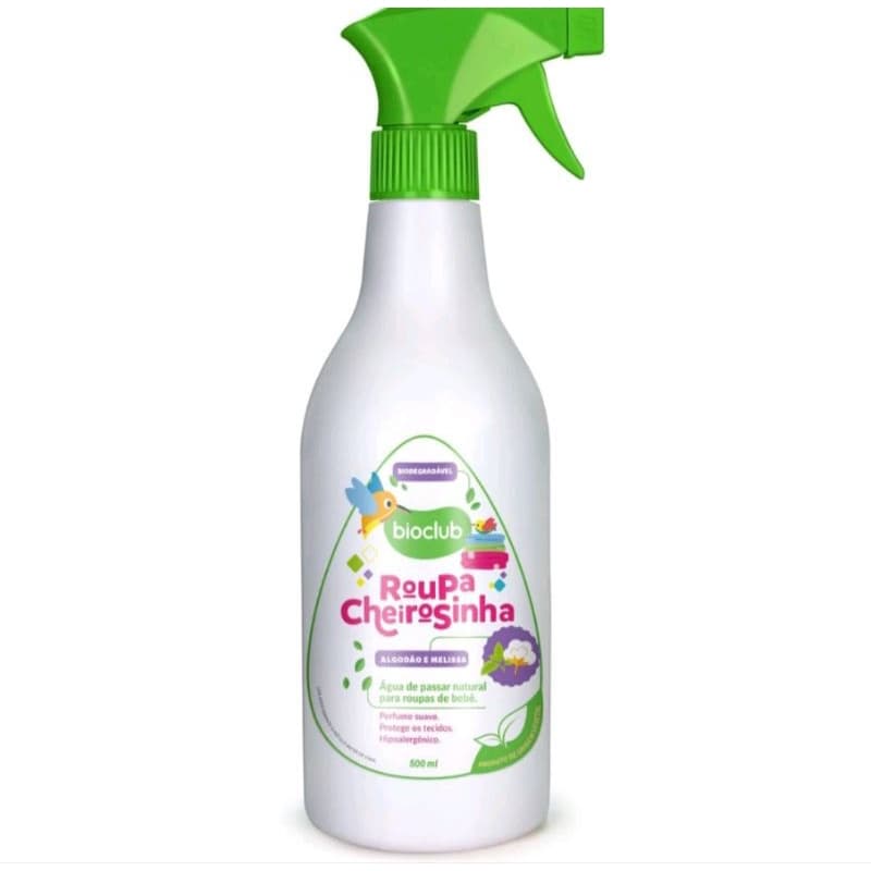 Água de passar natural para as roupinhas de bebê Hipoalergênico com aroma agradável e suave